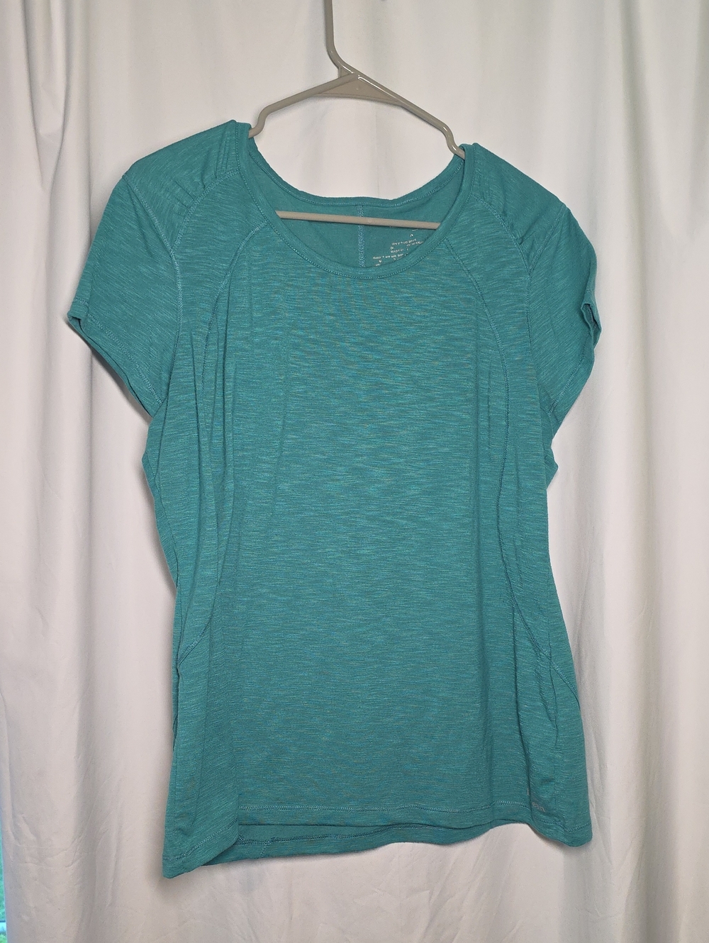 L.L. Bean Teal Short-Sleeve Performance Tee